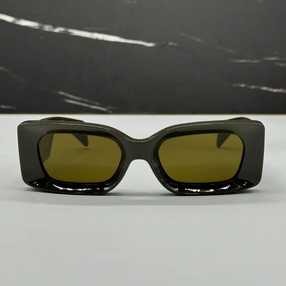 NEW MOD 4474U 5491/73 VERSACE GREEN GREY SQUARE VE4474U 549173 UNISEX SUNGLASSES